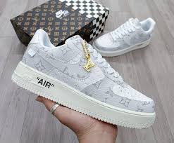 Air Force 1 White Gray LV
